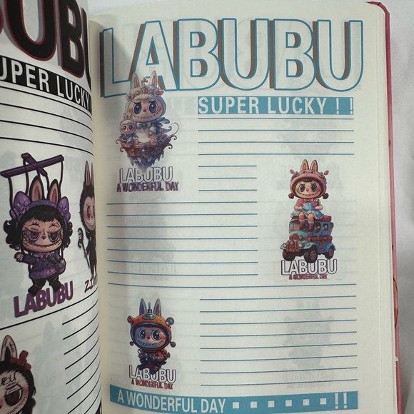 Labubu The Monsters Deep Sea Diver Hardcover 8x6 Notebook - Picture 4 of 5